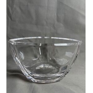 Tiffany & Co. New York City Skyline Plain Panels 6" Crystal Bowl